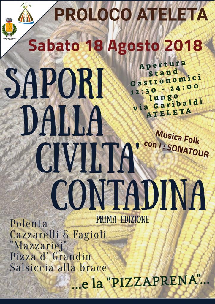 Festa dei Sapori della Civiltà Contadina - Pro Loco Ateleta