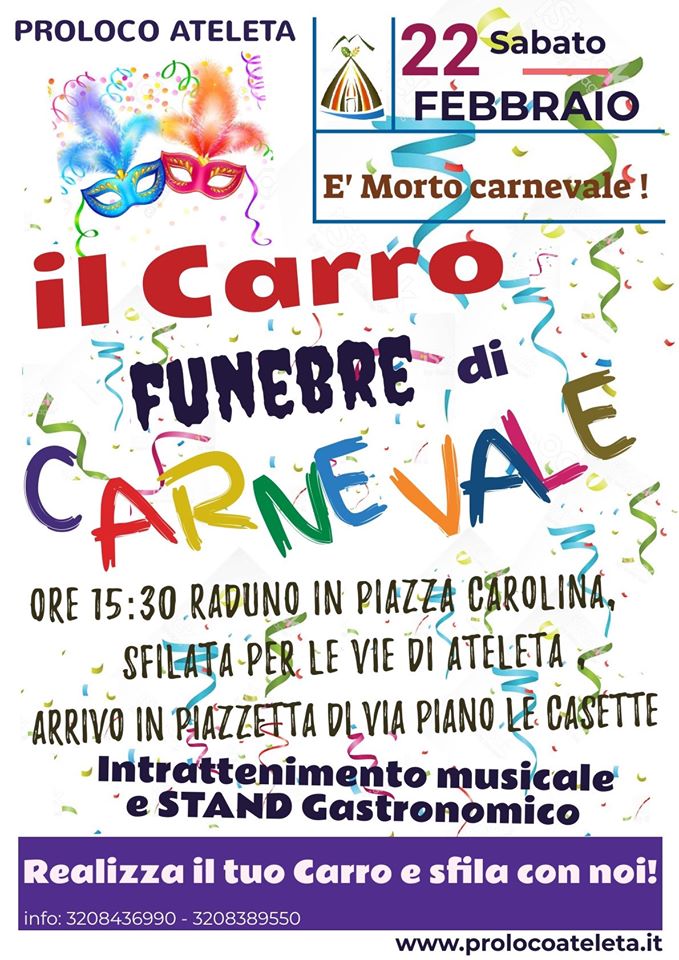carnevale 2020 Ateleta